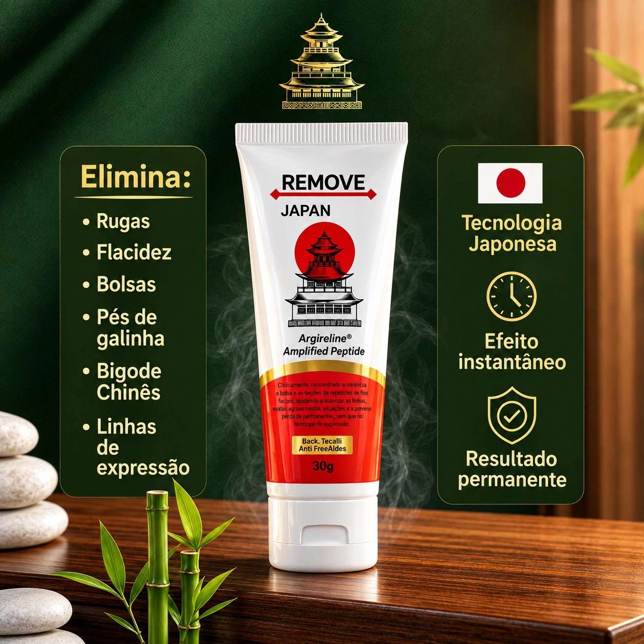 Informações adicionais sobre a Pasta Japonesa Remove - Resultados comprovados